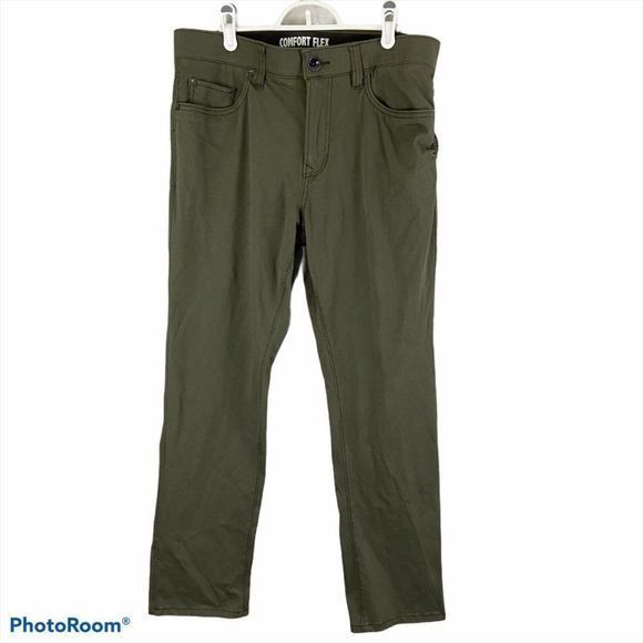NWT‎ UNION Green Boot Cut Pants - Picture 10 of 10